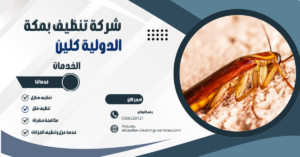 شركة مكافحة الصراصير بمكة